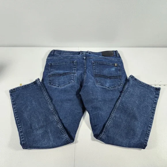 Buffalo David Bitton Jackson-X Straight Stretch Jeans Blue 36x30 1257497 - Picture 2 of 9